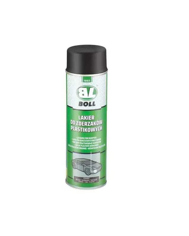 BOLL LAKIER DO ZDERZAKÓW PLASTIKOWYCH CZARNY SPRAY - Najwyższa jakość