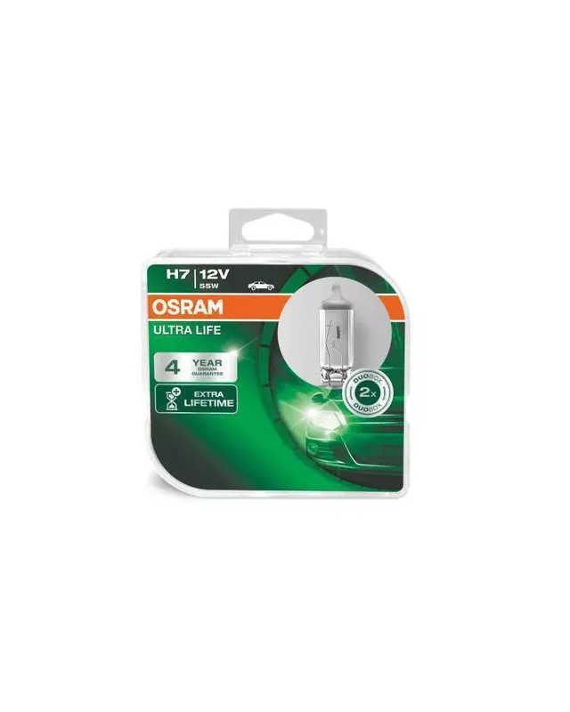 żarówka Osram ultra life h7 12v duo 2 szt dłuższa żywotność - Świetna cena