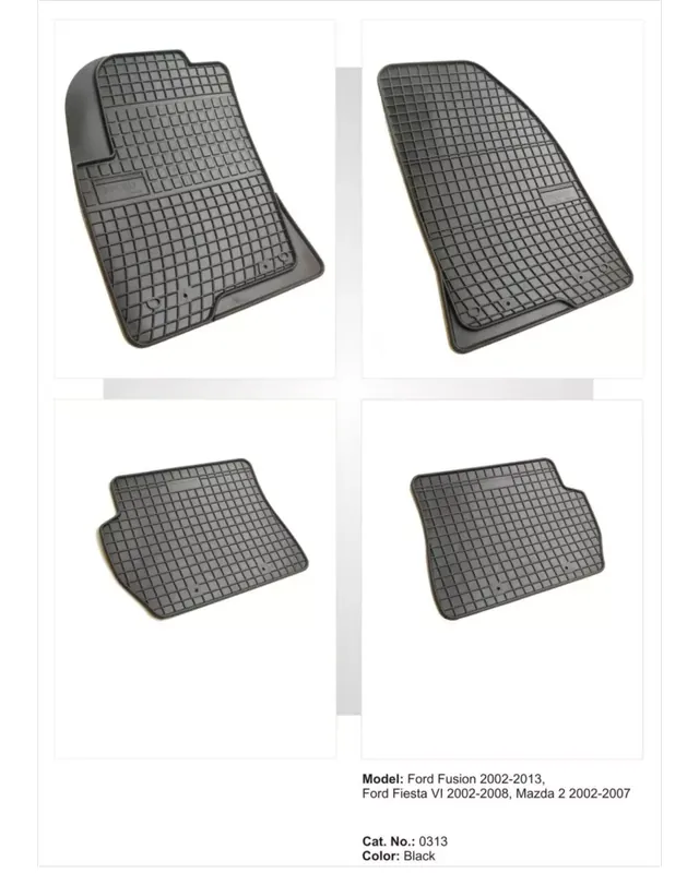 Dywaniki gumowe Ford Fiesta mk6 VI 6 2001 - 2010 - Ostatnie dni promocji