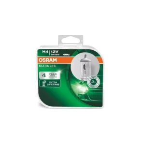 żarówka Osram ultra life h4 12v duo 2 szt dłuższa żywotność | Premium