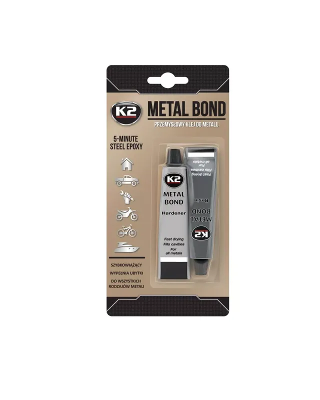 K2 METAL BOND DWUSKŁADNIKOWY KLEJ DO METALU - Już w sprzedaży