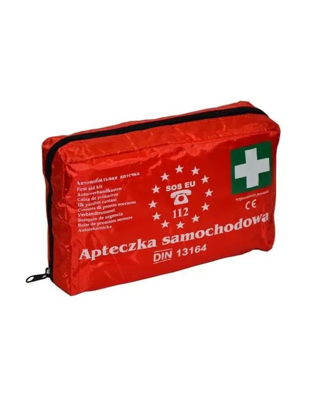 Apteczka samochodowa DIN 13164 SASZETKA | Wysoka jakość