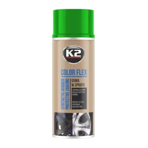 K2 COLOR FLEX GUMA W SPRAYU JASNY ZIELONY 400 ml | Oferta specjalna
