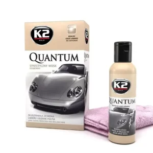 Wysoka jakość - K2 QUANTUM WOSK DO LAKIERU POLIMEROWY + MIKROFIBRA