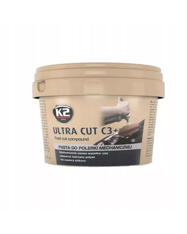Najlepsza cena - K2 ultra cut pasta C3+ do usuwania rys do polerki