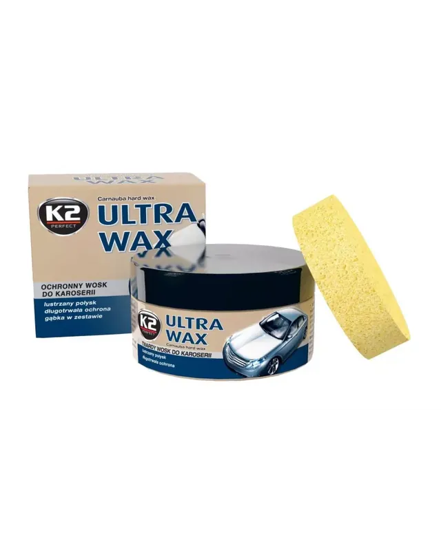 K2 ULTRA WAX PASTA WOSKOWA Z GĄBKĄ WOSK CARNAUBA - Nowość w ofercie