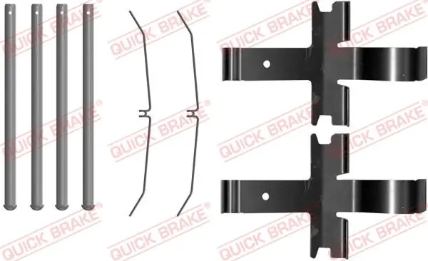 Zestaw montażowy klocka ham QUICK BRAKE 109-0081 | Top oferta