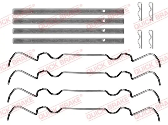 Zestaw montażowy klocka hamul QUICK BRAKE 109-0069 | Nowość w sklepie