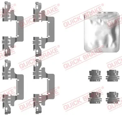 Od ręki - Zestaw montażowy klocka hamul QUICK BRAKE 109-0129