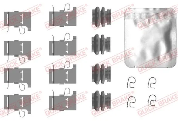 Cena fabryczna | Zestaw montażowy klocka hamul QUICK BRAKE 109-0084