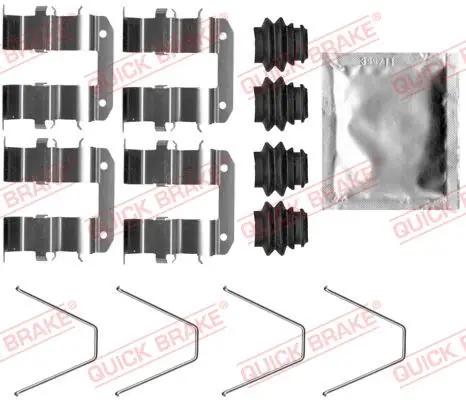 Zestaw montażowy klocka hamul QUICK BRAKE 109-0094 | Bezpieczne zakupy