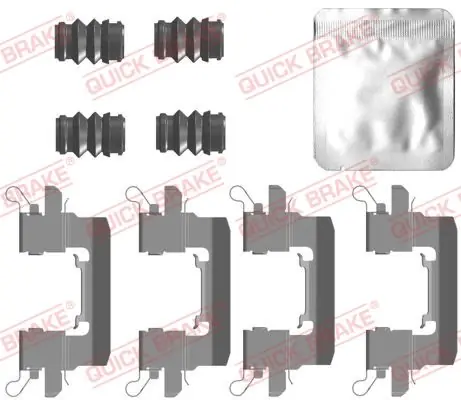 Zest instalacyjny klocków ham QUICK BRAKE 109-0087 | Nowość już dostępna