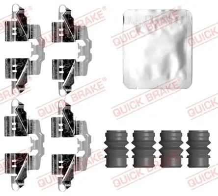 Zestaw montażowy klocka ham QUICK BRAKE 109-0161 - Wygodne zakupy