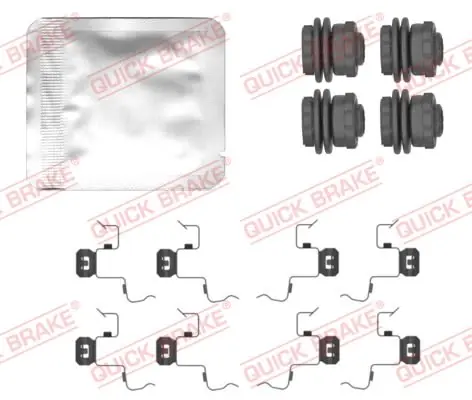 Zestaw montażowy klocka ham QUICK BRAKE 109-0156 | Nie zwlekaj