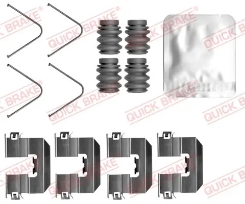 Hit sprzedaży - Zest instal klocków hamulc QUICK BRAKE 109-0165