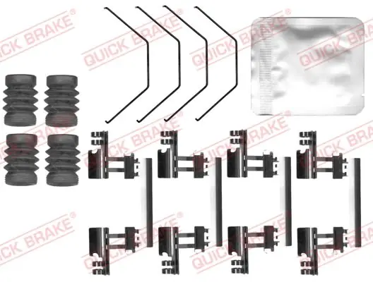 Zest instal klocków hamulc QUICK BRAKE 109-0170 | Właśnie dodano