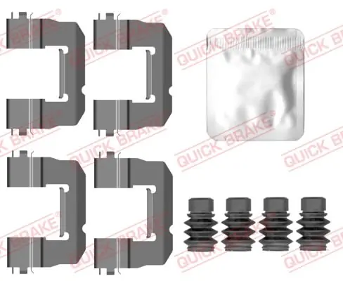 Zest instal klocków hamulc QUICK BRAKE 109-0157 - Jeszcze taniej