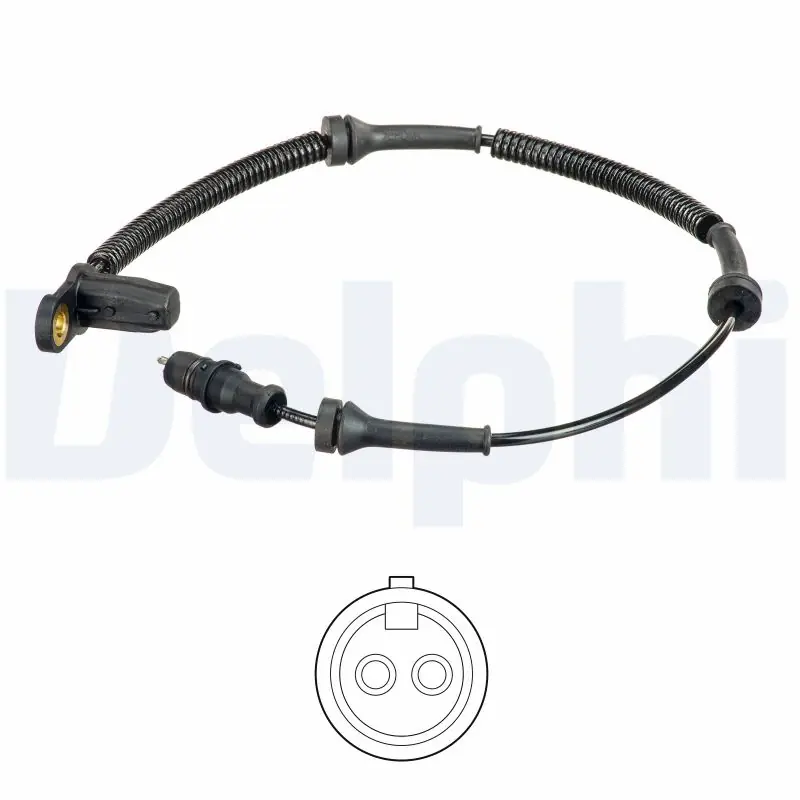 Końcówka zapasów | Czujnik ABS DELPHI SS20574
