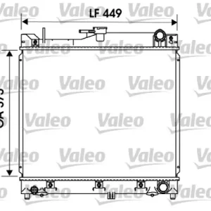 Chłodnica silnika VALEO 734170 1770080A00 - Ekspresowa wysyłka