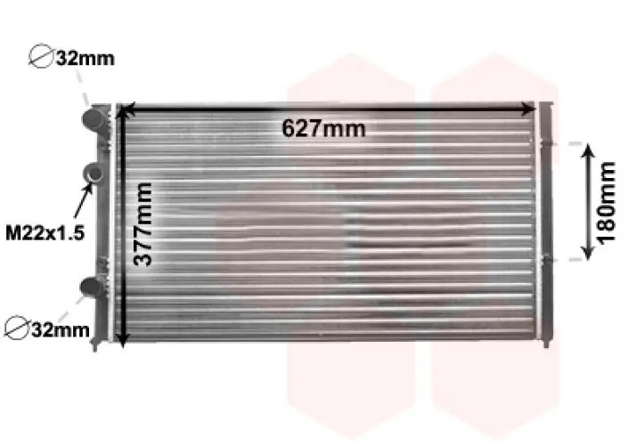 CHŁODNICA SILNIKA VW - Cena obniżona