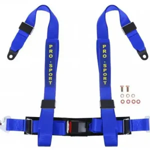 Skorzystaj z oferty | Pasy sportowe 4p 3" Niebieskie - Pro Sport