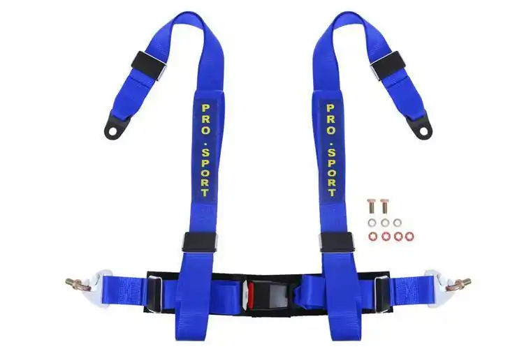 Skorzystaj z oferty | Pasy sportowe 4p 3" Niebieskie - Pro Sport