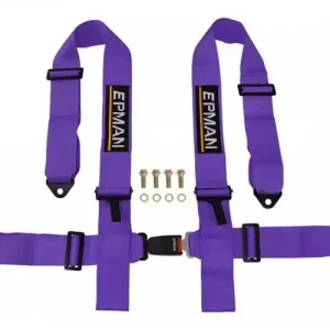 Produkt polecany - Pasy sportowe 4p 3" Epman Fioletowe