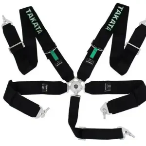 Zniżka | Pasy sportowe 5p 3" Czarne Takata Replica harness