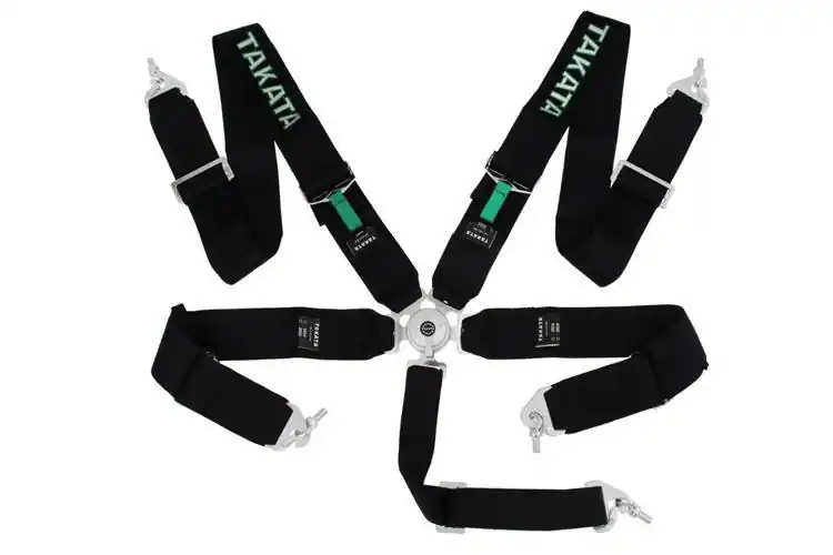 Zniżka | Pasy sportowe 5p 3" Czarne Takata Replica harness
