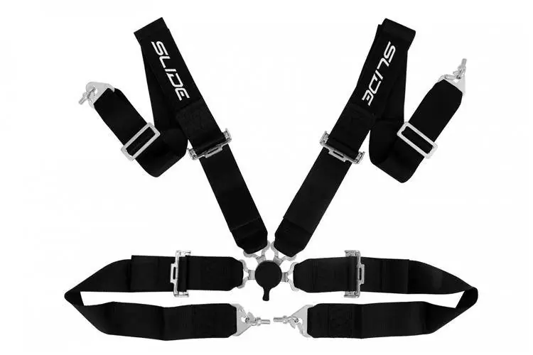 Szybka dostawa - Pasy sportowe Slide Quick 4p 3" Czarne