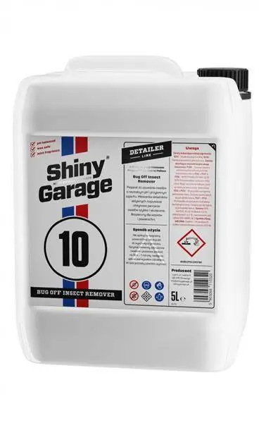Shiny Garage Bug Off Insect Remover 5L (Usuwanie owadów) - Prosto z fabryki