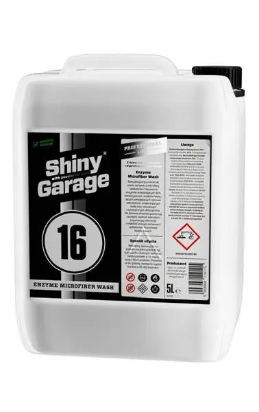 Końcówka serii - Shiny Garage Enzyme Microfibre Wash 5L (Pranie mikrofibr)