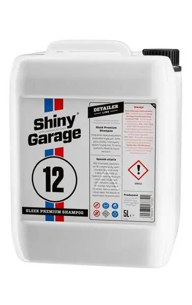 Ostatnie dni promocji - Shiny Garage Sleek Premium Shampoo 5L (Szampon)