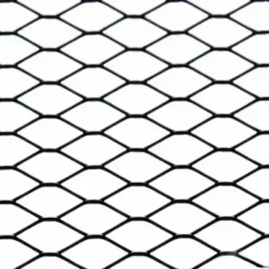 Siatka ALU Diamond Black 120x40cm 12x7mm | Obniżka