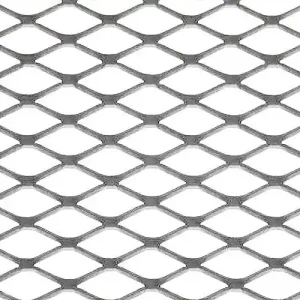 Siatka ALU Diamond Silver 120x20cm 12x7mm | Od ręki