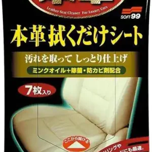 Soft99 Leather Seat Cleaning Wipes 7szt. (Czyszczenie skóry) - Kup dziś