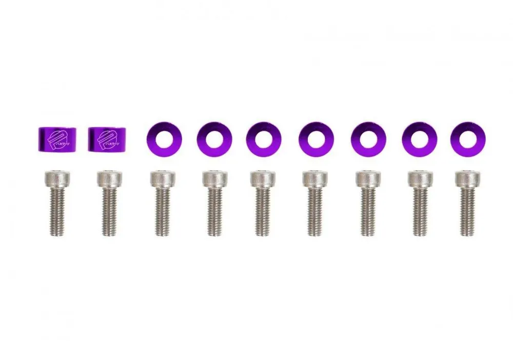 Bestseller - Śrubki, podkładki ozdobne M8x1.25 25mm JDM Purple