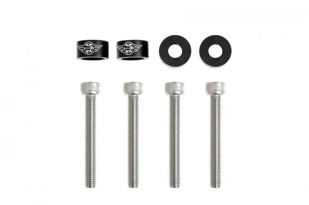 Premium - Śrubki, podkładki ozdobne M6x1.0 45mm JDM Black
