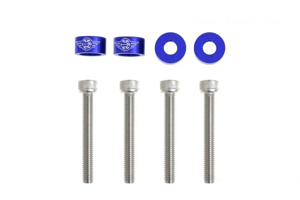 Prosto od producenta - Śrubki, podkładki ozdobne M6x1.0 45mm JDM Blue