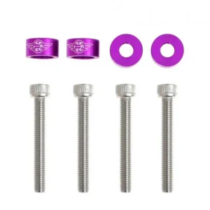 Cena obniżona | Śrubki, podkładki ozdobne M6x1.0 45mm JDM Purple