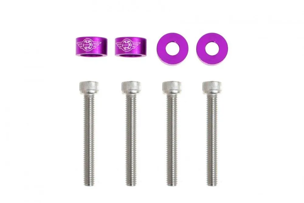 Cena obniżona | Śrubki, podkładki ozdobne M6x1.0 45mm JDM Purple