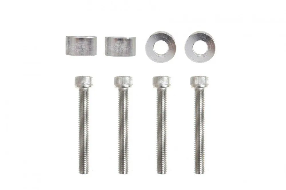 Wyjątkowa oferta - Śrubki, podkładki ozdobne M6x1.0 45mm JDM Silver