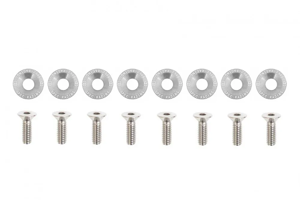 Już w sprzedaży - Śrubki, podkładki ozdobne M6x1.0 15mm D1 Silver