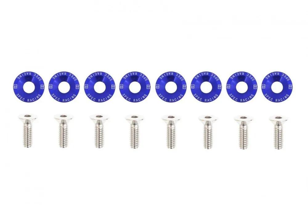 Śrubki, podkładki ozdobne M6x1.0 15mm D1 Blue | Produkt ceniony przez klientów