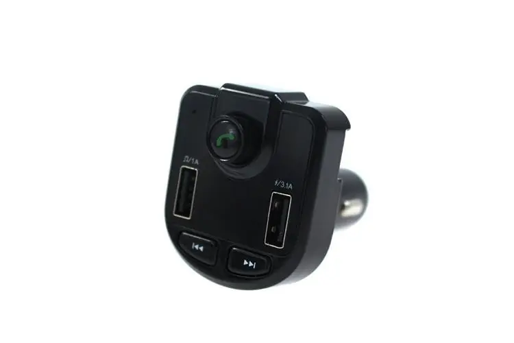 Outlet | Transmiter FM Bluetooth 12-24V 2xUSB 3.1A Woltomierz