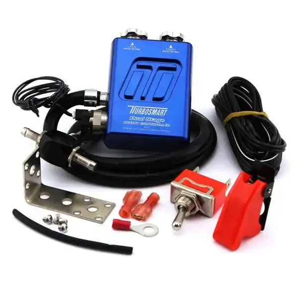 Manual Boost Controller Turbosmart Dual Stage V2 Niebieski - Ekstra rabat