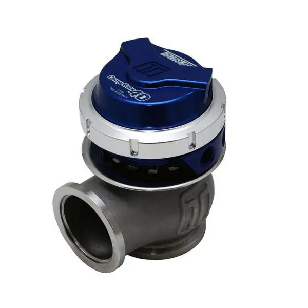 Wastegate zewnętrzny TurboSmart 40mm 1.0 Bar Comp-Gate Gen V Niebieski | Zostało niewiele