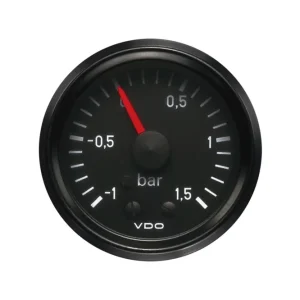 Zegar VDO 52mm - Turbo -1 to 1,5 Bar Mechanic - Kup dziś