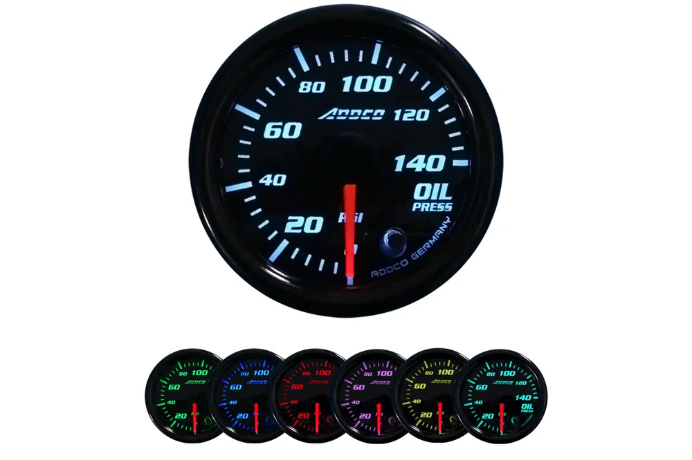 Zegar ADDCO 52mm - Oil Pressure | Jakość premium