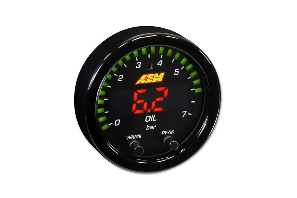Zegar AEM Electronics X-Series 7BAR Oil/Fuel Pressure | Kup dziś